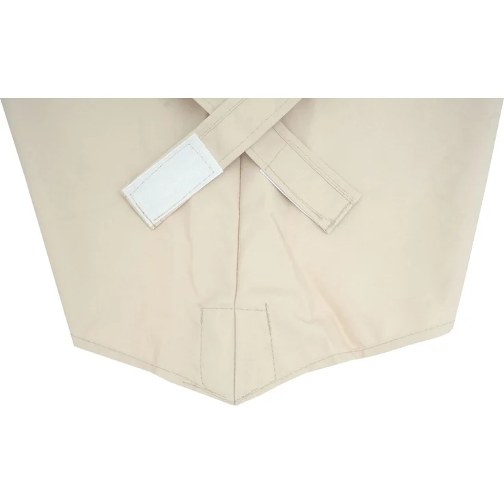 Sonnenschirmbezug HWC-A96, 8 Streben rund Ø4m 220g/m² Polyester, Ersatz-Bezug z.B. für Ampelschirm HWC-A96 ~ creme-beige – Bild 4