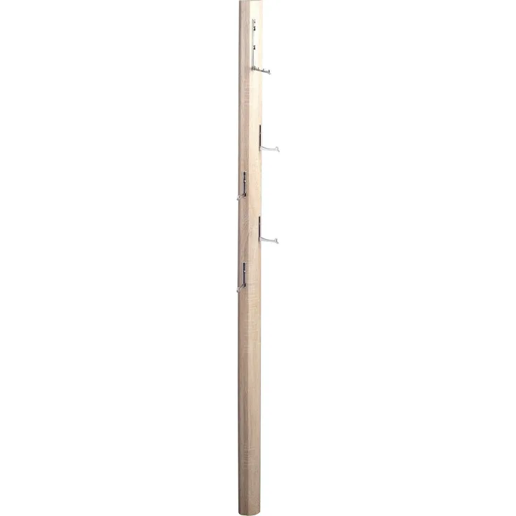Garderobenpaneel Pan / Palo, Holzwerkstoff, Holzfarben, 8 x 185 x 4 cm