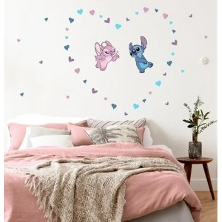 Komar Wandtattoo Stitch in Love - Größe 50 x 70 cm (43 St), Künstler: Komar, selbstklebend, Wandsticker, Kinderzimmer – Bild 5