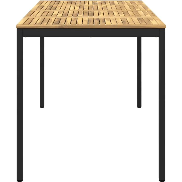 vidaXL Gartenbar-Tisch NAARDEN Weiß und Schwarz 196 x 100,5 x 105 cm 3394428 – Bild 4