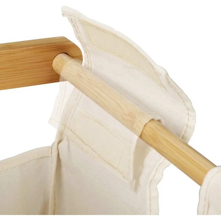 Wäschekorb Bambus 2 Fächer – Bild 8