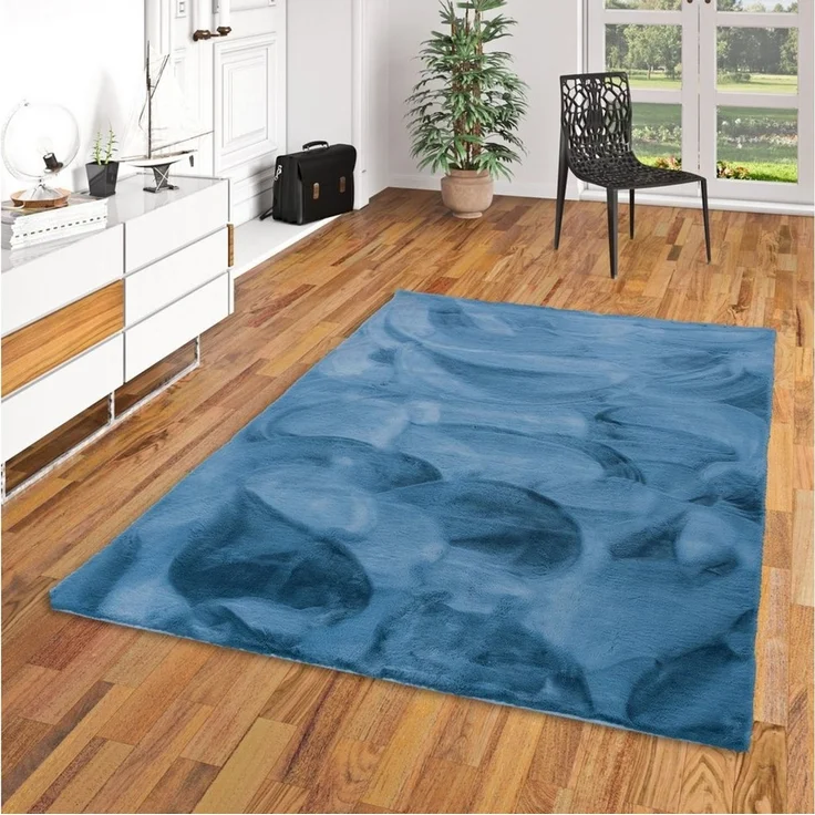 Pergamon Fellteppich Fellteppich Luxus Super Soft Plush, Rechteckig, Höhe: 25 mm – Bild 2