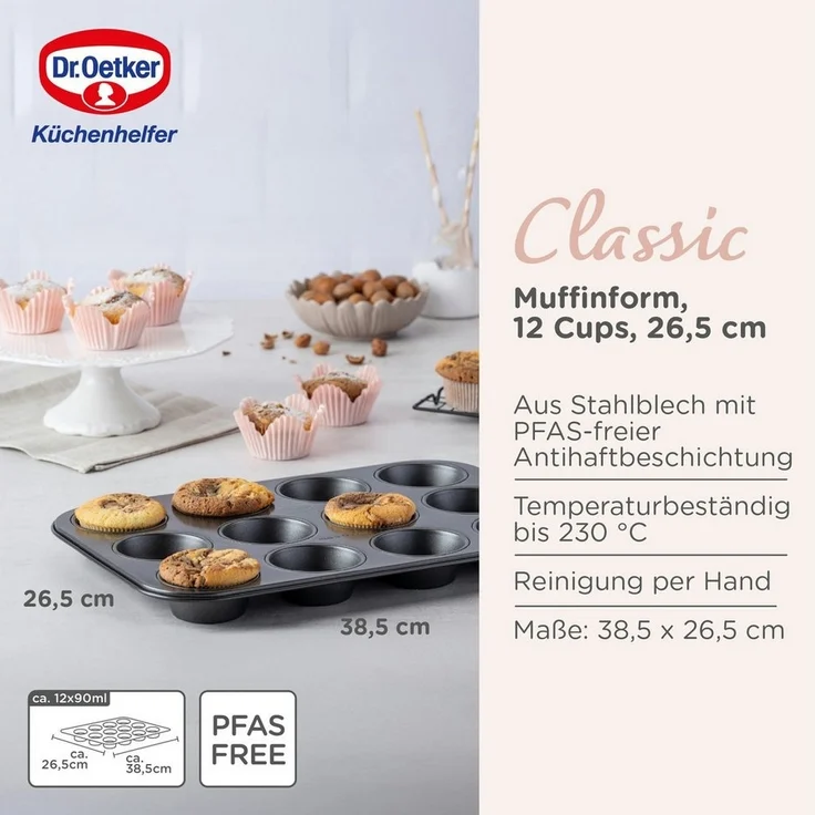 Dr. Oetker Muffinblech "Classic" 12er – Bild 2