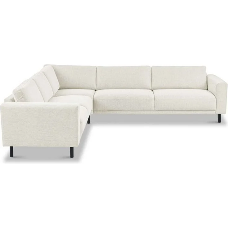 Home affaire Ecksofa Sveeva, L-Form, B. 288 cm, schwarze Metallfüße, langlebiger Webstoff, mit Wellenunterfederung, viele Farben – Bild 4
