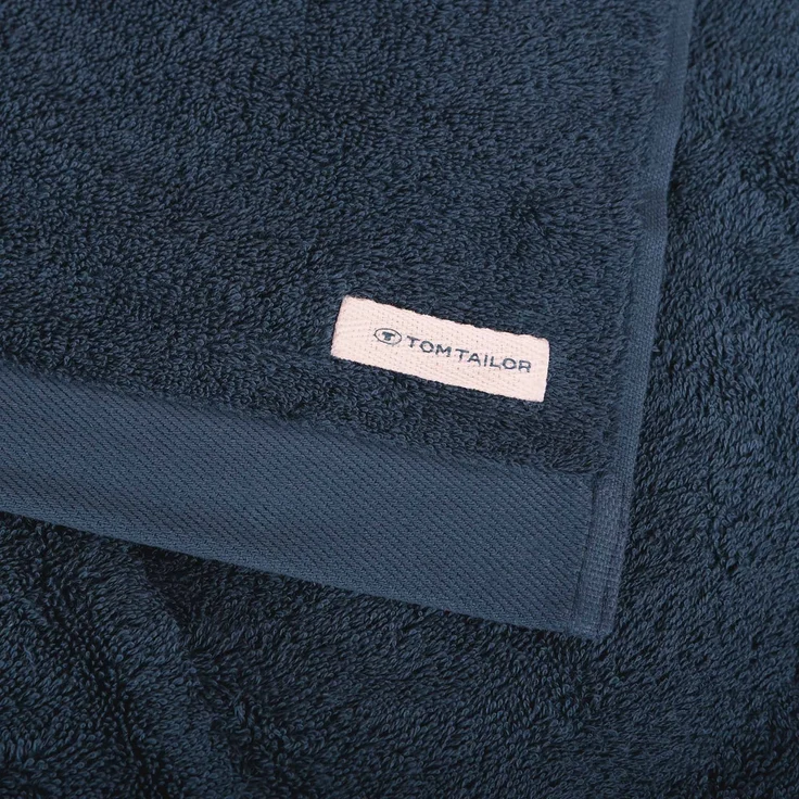 TOM TAILOR Handtuch, 4er Pack - Color Bath Towel, Frottier, Baumwolle Dunkelblau 50x100cm – Bild 2