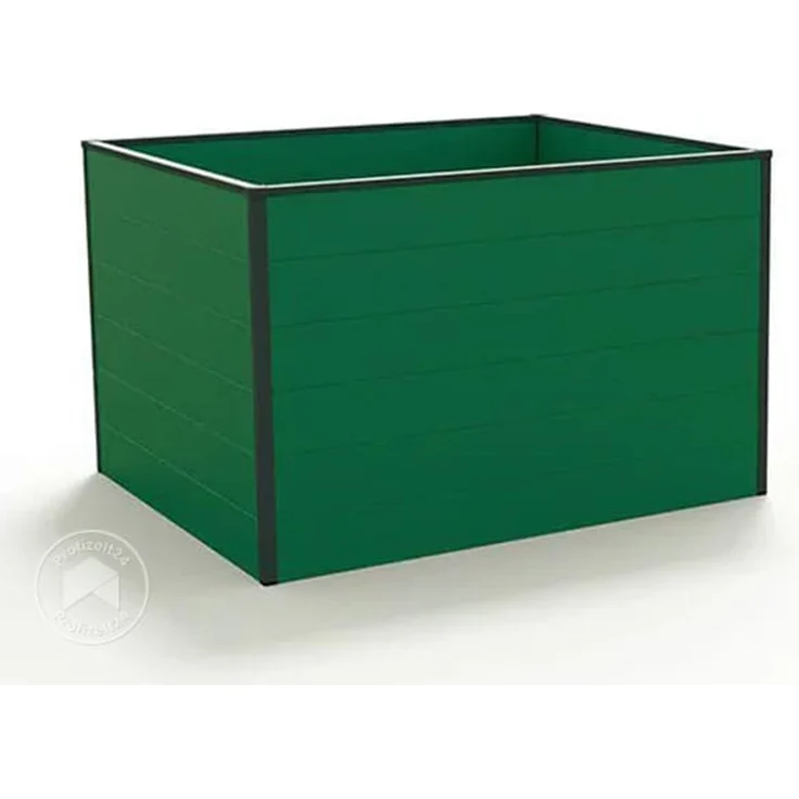 GFP Hochbeet Kräuter-Gemüse-Beet Aluminium CHRISTINA - 119x99x77cm - grün – Bild 2