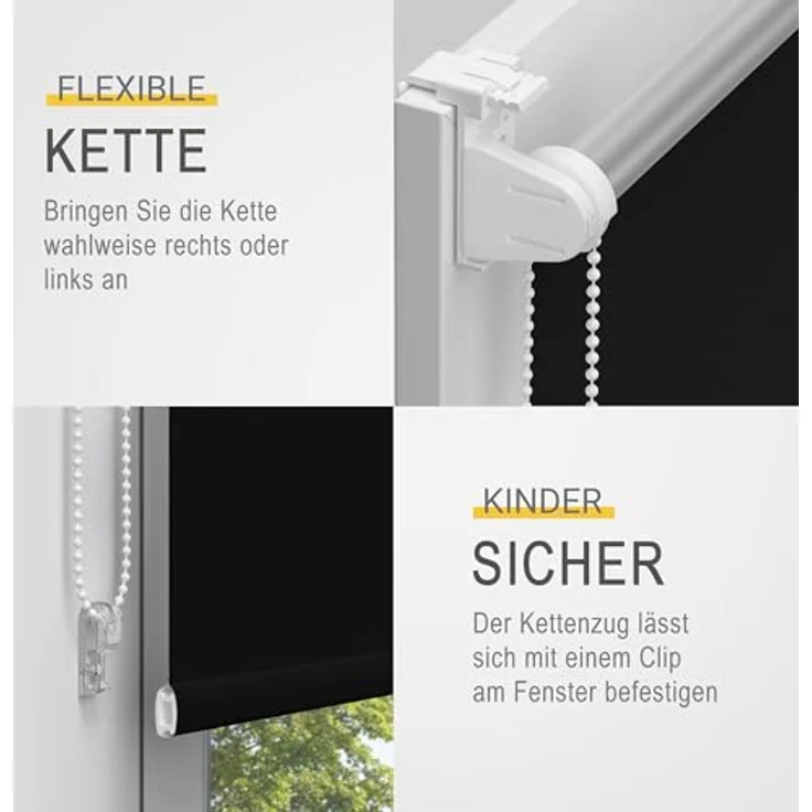 Sol Royal Thermorollo SolReflect T42 für Fenster & Türen Schwarz, 160 x 40 x 3.1 cm – Bild 10