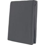 Leonado Vicent - Classic Spannbettlaken Bettlaken 100% Baumwolle Jersey Spannbetttuch in vielen Farben & Größen, Maße Spannbettlaken:200x200 cm - 200x220 cm, Farbe Spannbettlaken:Anthrazit