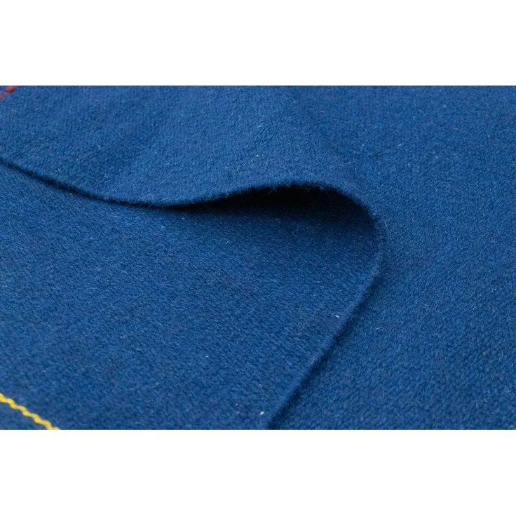Kelim Teppich - Trendy 180x120 cm - blau – Bild 4