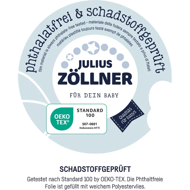 Julius Zöllner Wickelauflage 2-Keil Mulde Folie Sunrise 50/65 – Bild 5