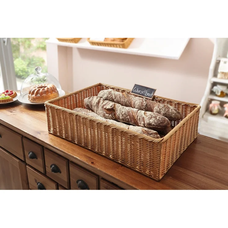 Auslagekorb Poly 60x40x15cm Box Aufbewahrungskorb Schale Korb Flechtkorb – Bild 6