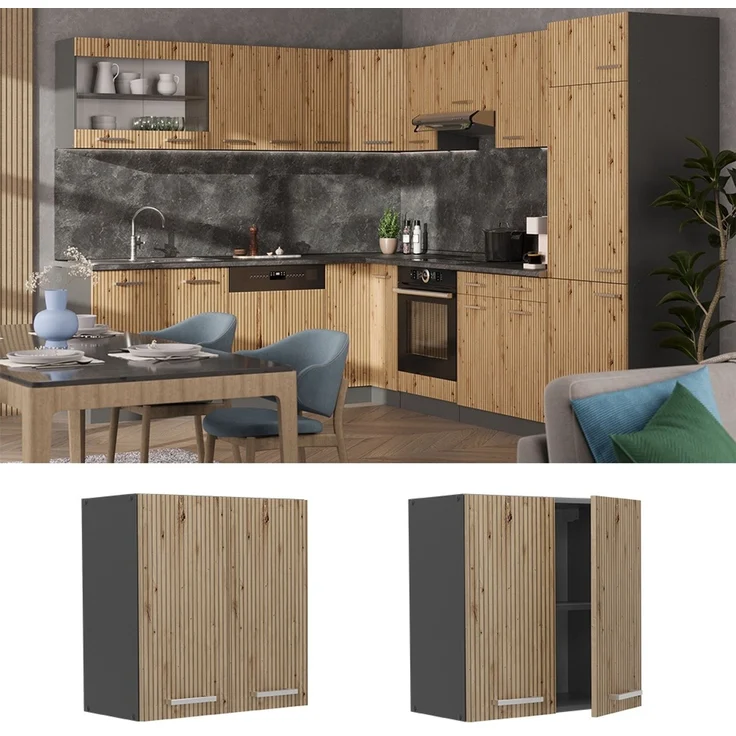 Hängeschrank R-Line Artisan-Eiche 60 cm Vicco – Bild 2