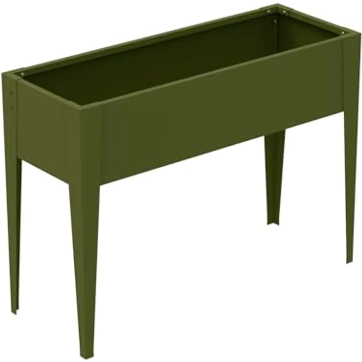 Westmann Vedura M | Metall Balkon Hochbeet | Olive – Bild 9