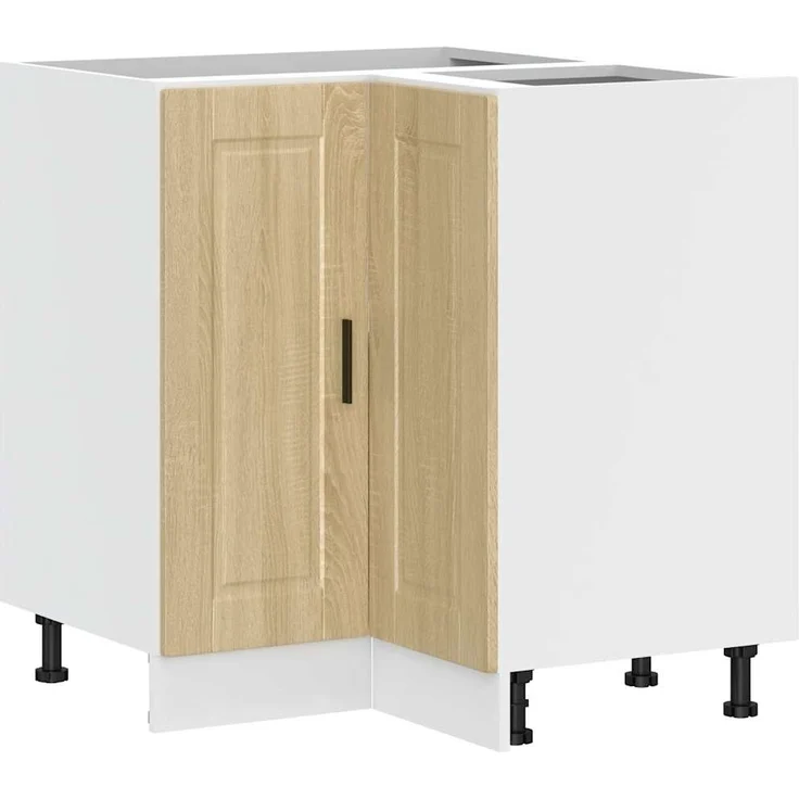 vidaXL Küchen-Eckunterschrank Porto Sonoma-Eiche Holzwerkstoff 853990 – Bild 1