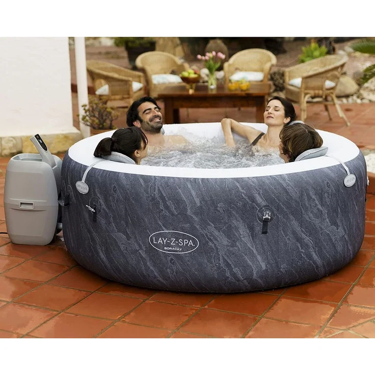 LAY-Z-SPA® WLAN-Whirlpool Boracay AirJet™ Ø 180 x 66 cm, rund – Bild 2