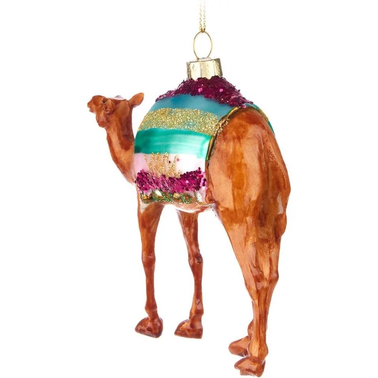 BRUBAKER Weihnachtsbaumkugel Handbemalte Weihnachtskugel - viele lustige Motive - Glas Baumkugel (1 St), Christbaumschmuck Figuren Deko Anhänger Christbaumkugel Weihnachtsdeko – Bild 3