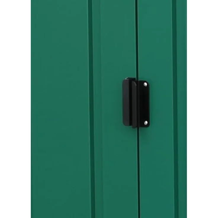 Duramax ECO 10x10 (9.16 m²) Metallgerätehaus, feuerverzinktes Metall gerätehaus - Geräteschuppen, verstärkte Dachkonstruktion, wartungsfreier und wetterfester Metallschuppen, Grün – Bild 12