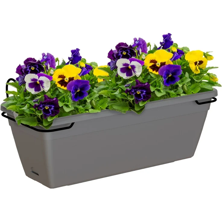 Blumenkasten Venezia 50 cm, anthrazit – Bild 4