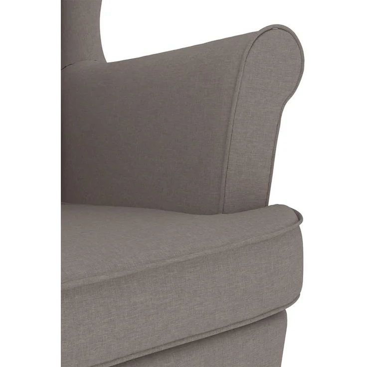 vidaXL Schaukelsessel Taupe 74x90x102 cm Stoff 4016925 – Bild 6