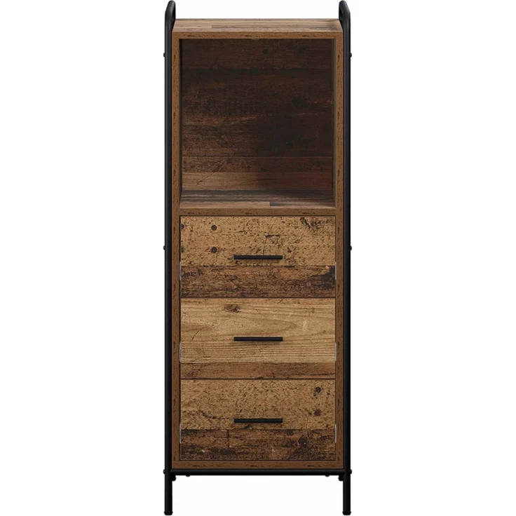 vidaXL Badezimmerschrank Altholz 40 x 36 x 109,5 cm Holzwerkstoff 8014050 – Bild 4