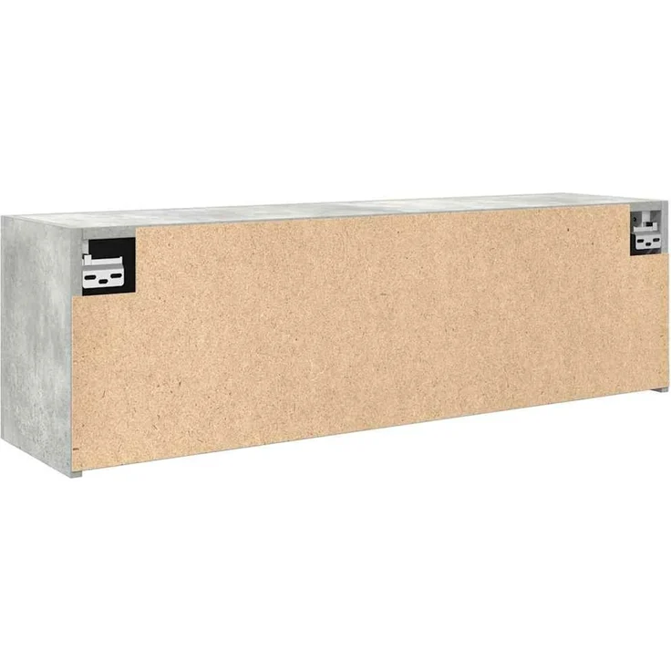 vidaXL Bad-Wandschrank Betongrau 100x25x30 cm Holzwerkstoff 860097 – Bild 7