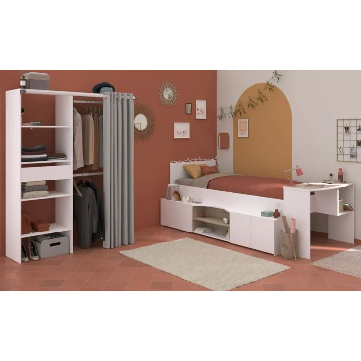 Parisot Kinderzimmer und Jugendzimmer Cleo in weiß und Eiche Set 2-tlg. – Bild 2