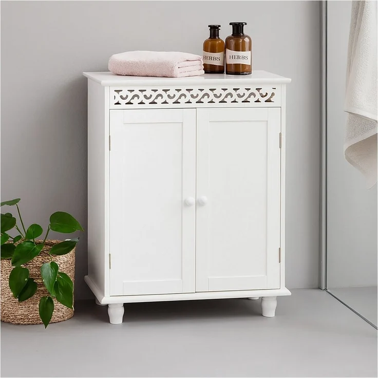 HTI-Living Garderobenschrank Kommode Mehrzweckschrank Weiß (Stück, 1-St, 1 Schrank ohne Dekoration) Anrichte Möbelstück – Bild 4