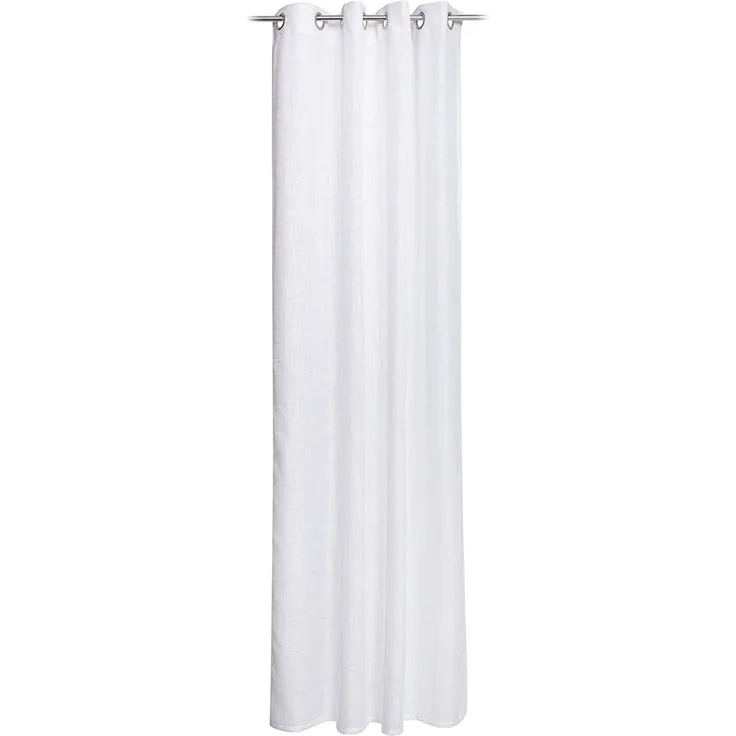 Gözze 'LINEA' Ösenvorhang, 100% Polyester weiß, 140x245 cm