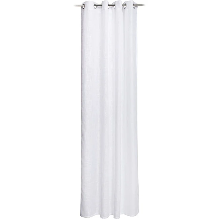 Gözze 'LINEA' Ösenvorhang, 100% Polyester weiß, 140x245 cm – Bild 1