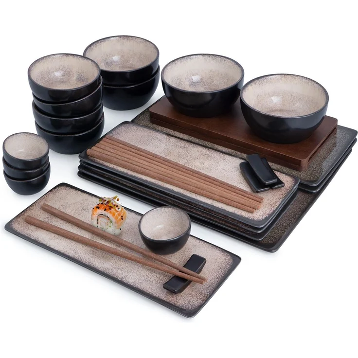 Moritz & Moritz VIDA 29tlg Sushi Set Beige – Bild 9