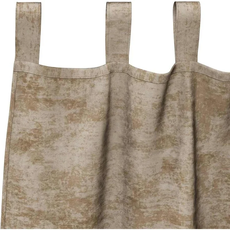 vidaXL Samtvorhänge 2 stk. Champagner 175 x 140 cm Samt 4107744 – Bild 5