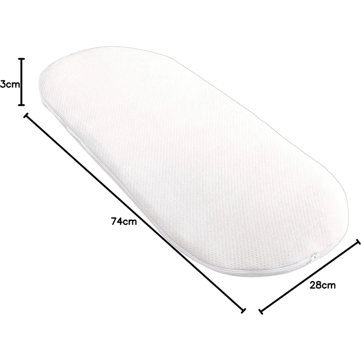 Clair de Lune Noah Pod® Matratze aus natürlichem Bambus, 74x28 cm – Bild 2