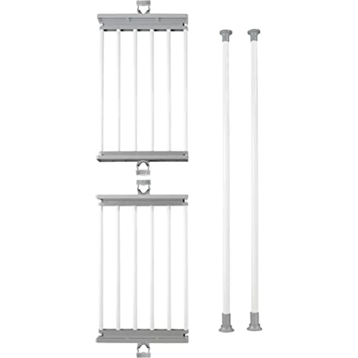 WENKO Teleskopregal Modell Herkules Twin, Set, 2 Trägerstangen, 2 verstellbare Ablagen, ideal für Bad & Abstellkammer – Bild 16
