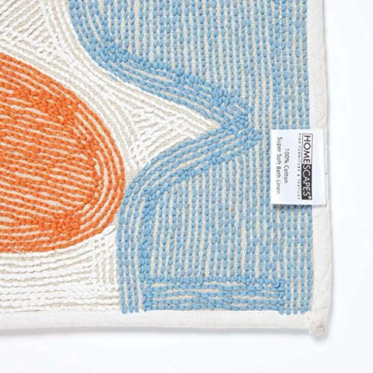 Homescapes Teppich Kinderteppich Bunte Blumen 100% Baumwolle, Höhe: 20 mm – Bild 6