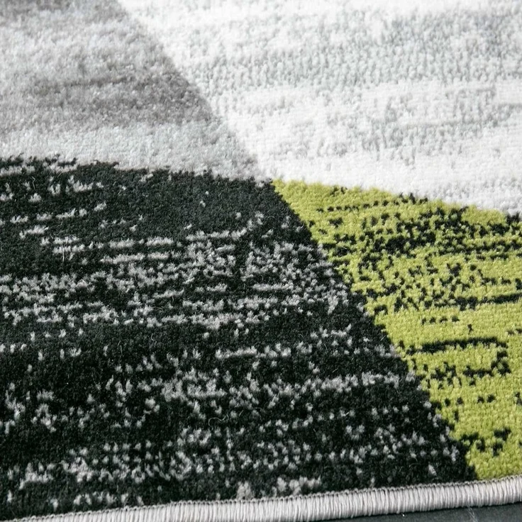 Vimoda Läufer Wohnzimmer Teppich Kurzflor, geometrisches Look, Rechteckig, Höhe: 5 mm, Läufer Moderner Meliert Muster für Küche und Schlafzimmer – Bild 3