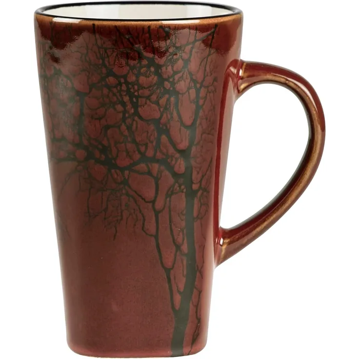 Villa Collection Steinzeug Becher 500 ml Baum Bernstein
