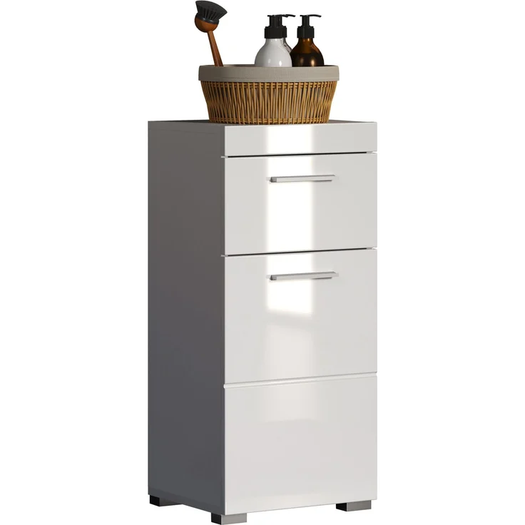 Trendteam 'Amanda' Midischrank, Holz, 79 x 31 x 37 cm, Weiß – Bild 3
