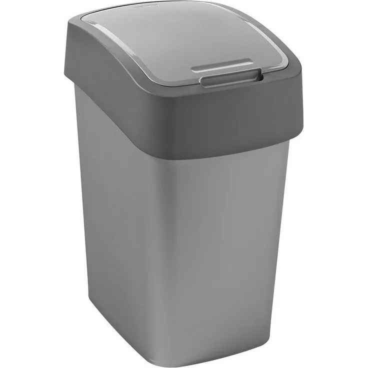 Curver Mülleimer, Flip Bin 25L Abfallbehälter für Recycling
