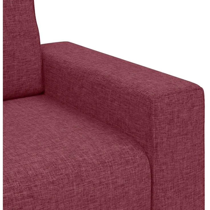 vidaXL 2-Sitzer-Sofa Weinrot 160x77x82 cm Stoff 4105159 – Bild 6
