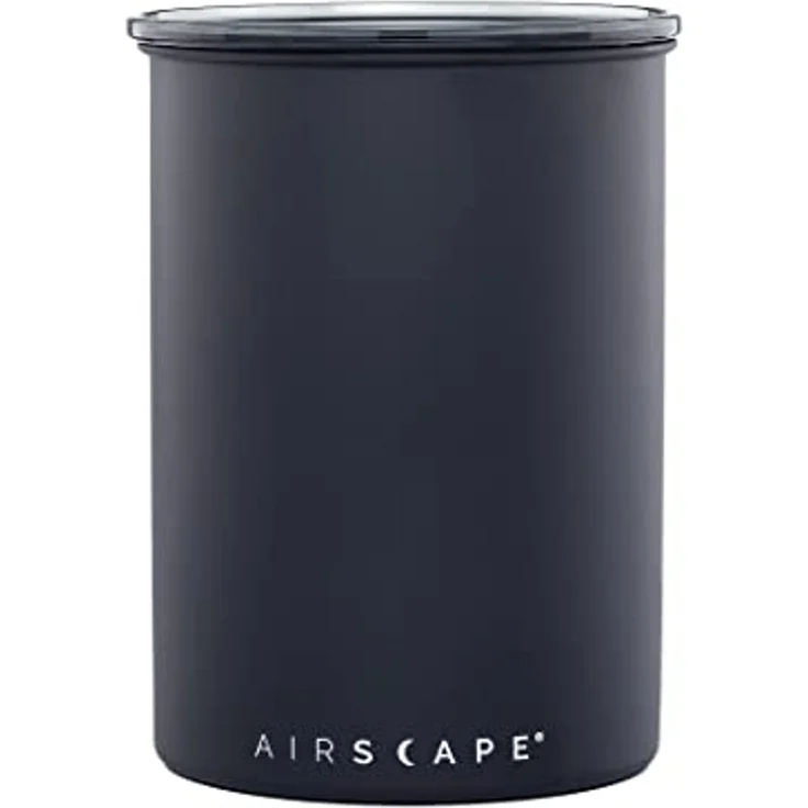 Airscape Edelstahl Kaffeedose Vorratsdose luftdicht 1,8L Auswahl Farbe schwarz matt AS1707 – Bild 5
