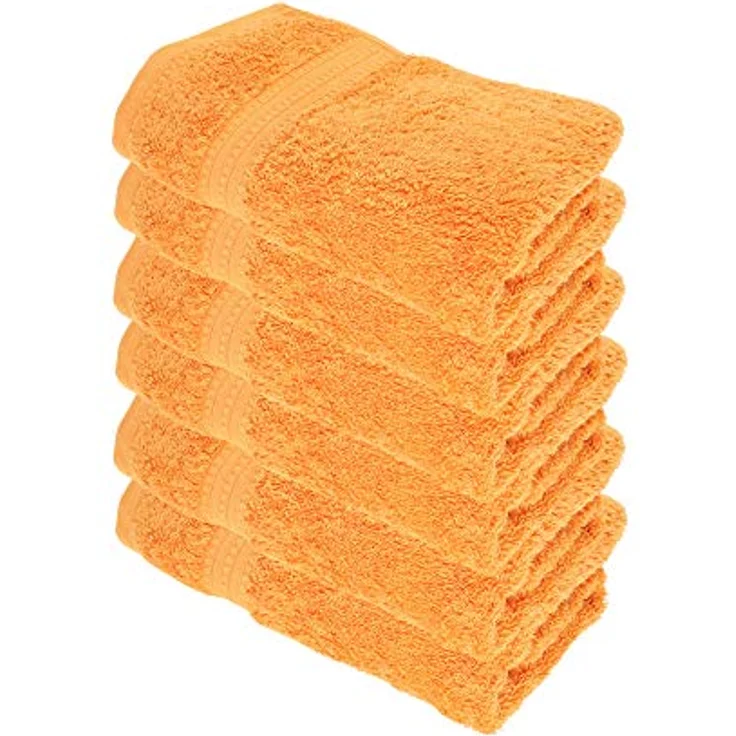 Julie Julsen Handtücher 6-Handtücher-Orange, Bio-Baumwolle (6-St) – Bild 2
