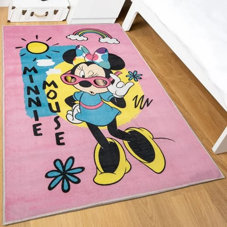 Disney Kinderteppich Disney Home - 80x120 cm - Spiderman, Cars, Frozen, Mickey, Minnie, Rechteckig, Höhe: 5 mm – Bild 3