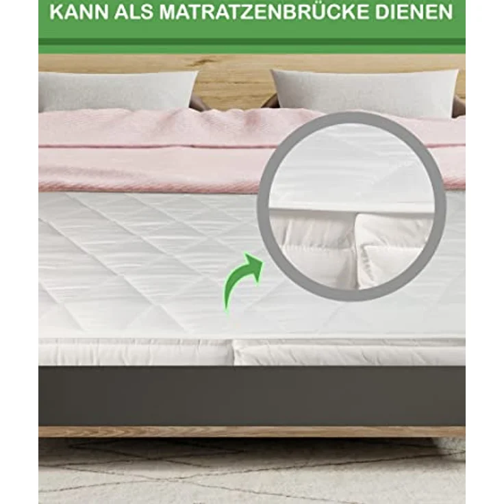Matratzenauflage Matratzenauflage Comfort aus Mikrofaser DILUMA, Für Boxsprinbetten und alle gängigen Matratzen – Bild 5