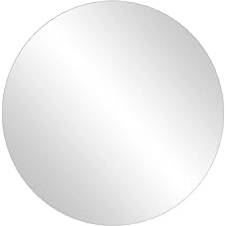 MID.YOU Wandspiegel, rund, 55x55x2 cm, aus Glas und Holzwerkstoff, in verschiedenen Größen erhältlich – Bild 1