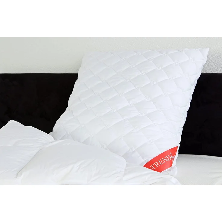 Badenia Trendline Kopfkissen Micro weiß 80x80 cm Kissen Schlafkissen – Bild 2