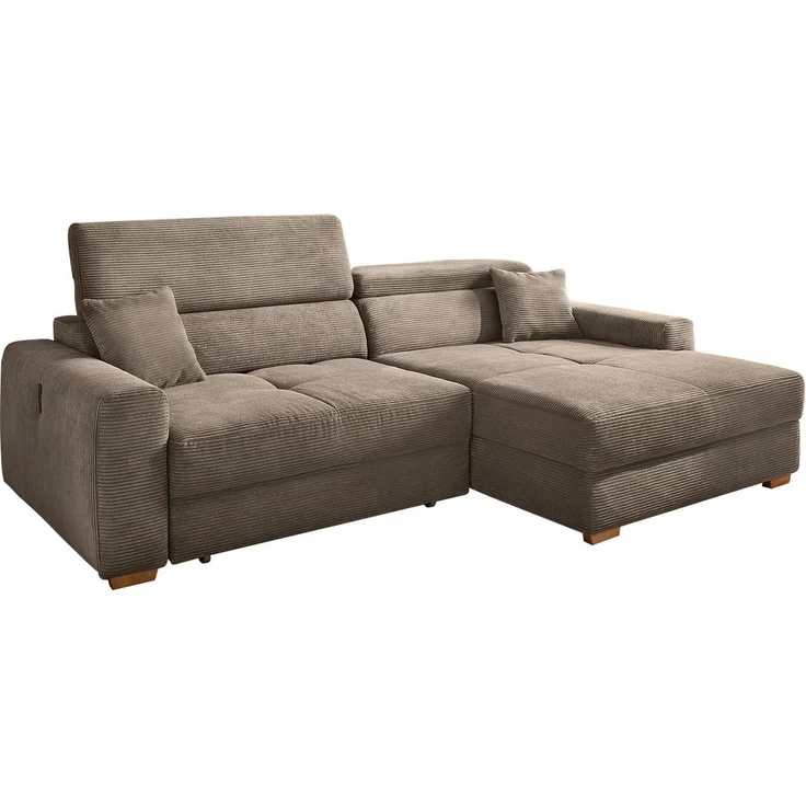 Wohnlandschaft Sammy / Slider, Braun, 277 x 80 x 187 cm – Bild 2