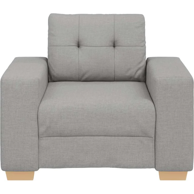 vidaXL Sofa-Sessel Wolkengrau 100x78x80 cm Stoff 4105066 – Bild 4