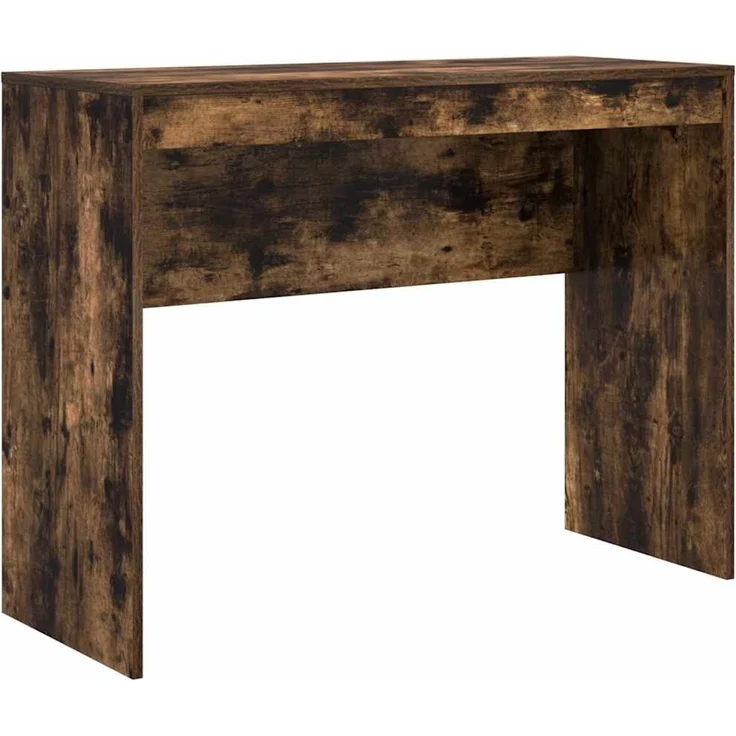 vidaXL Schreibtisch Geräucherte Eiche 100 x 40 x 76 cm 869406 – Bild 1