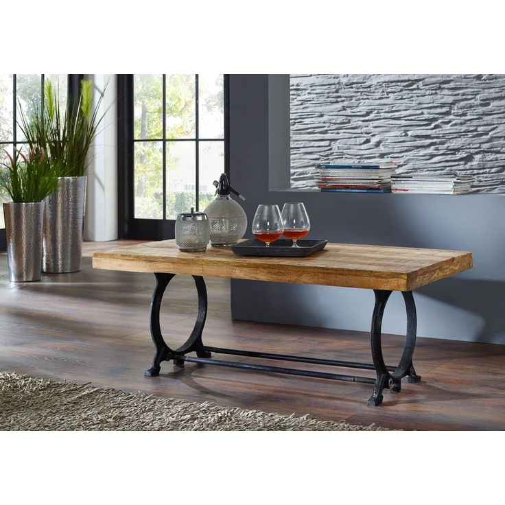 Couchtisch Altholz 120x60x45 lackiert INDUSTRIAL #35 – Bild 6