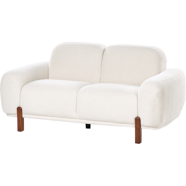 Sofa 2-Sitzer ODNES Bouclé Weiß – Bild 5